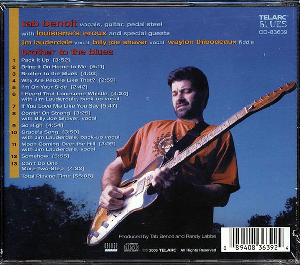 Tab Benoit, Louisiana's Leroux - Brother To The Blues (CD)