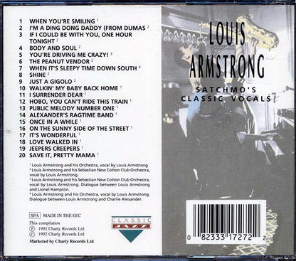 Louis Armstrong - Satchmo's Classic Vocals (CD)