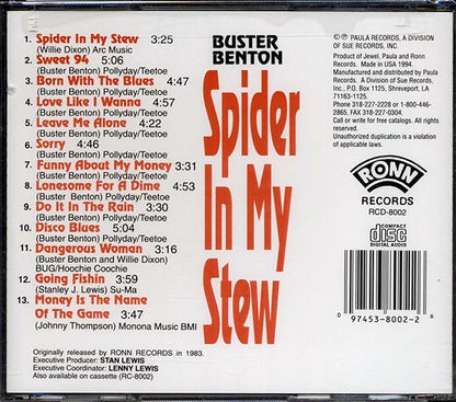 Buster Benton - Spider In My Stew (CD)