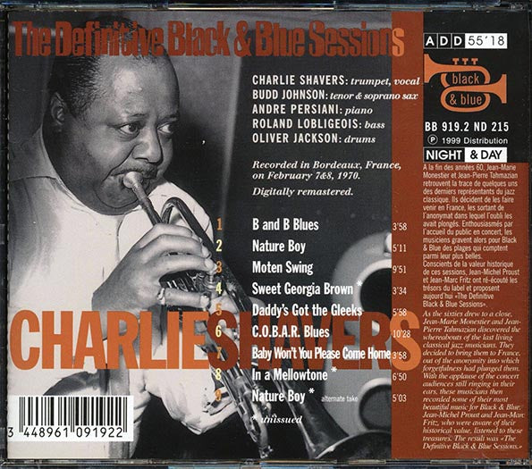 Charlie Shavers - The Last Sessions (CD)