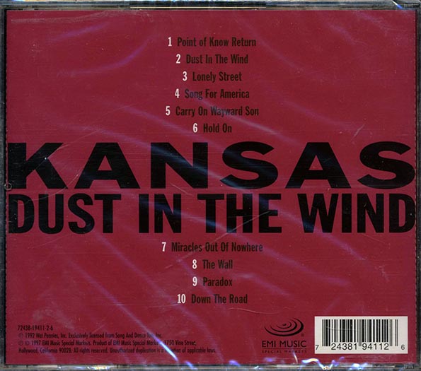 Kansas - Live: Dust In The Wind (CD)
