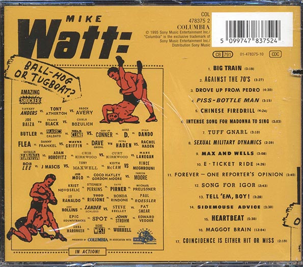 Mike Watt - Ball-Hog Or Tugboat (CD)