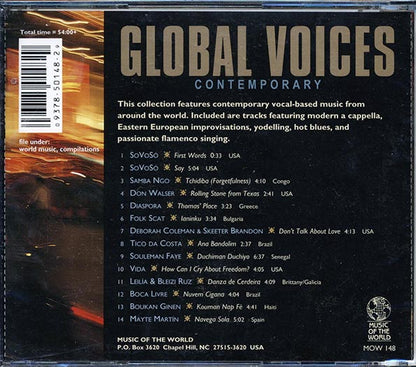SoVoSo, Samba Ngo, Don Walser, Etc. - Global Voices: Contemporary (CD)