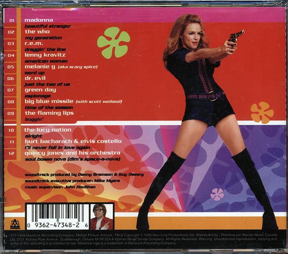 The Who, Madonna, REM, Lenny Kravitz, Etc. - Austin Powers: The Spy Who Shagged Me Music From The Motion Picture (CD)