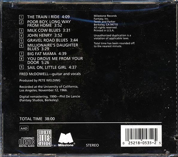 Fred McDowell - Long Way From Home (CD)