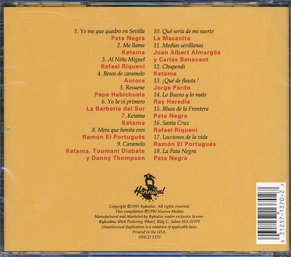 Pata Negra, Ketama, Rafael Riqueni, Etc. - The Young Flamencos: Los Jovenes Flamencos (CD)