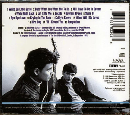 The Everly Brothers - Live At The BBC (CD)