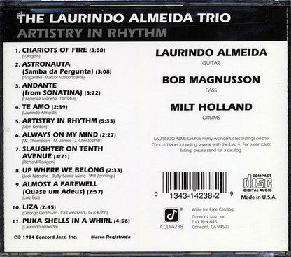 Laurindo Almeida Trio - Artistry In Rhythm (CD)