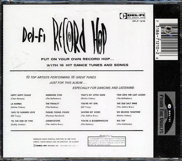 Ritchie Valens, The Rookies, Bill Tracy, Etc. - Del-Fi Record Hop (CD)