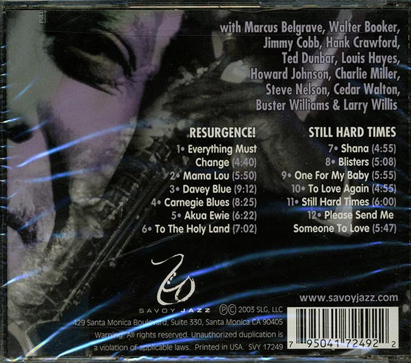 David Fathead Newman - Lone Star Legend: Still Hard Times Resurgence (CD)