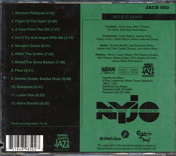 National Youth Jazz Orchestra - A View From The Hill (CD)