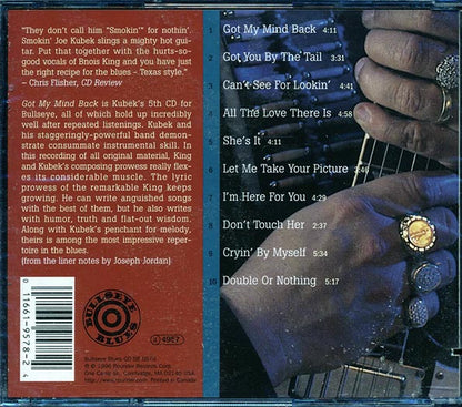 Smokin' Joe Kubek Band, Bnois King - Got My Mind Back (CD)