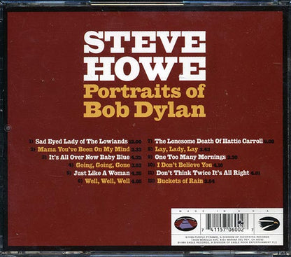Steve Howe - Portraits Of Bob Dylan (CD)