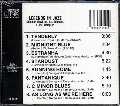 Coleman Hawkins, JJ Johnson, Lionel Hampton - Legends In Jazz (CD)