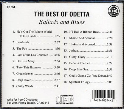 Odetta - The Best Of Odetta: Ballads And Blues (CD)