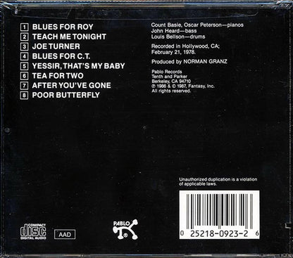 Count Basie, Oscar Peterson - Yessir, That's My Baby (CD)