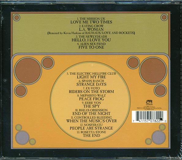 The Mission, Eating Crow, Newlydeads, Etc. - Darken My Fire: A Gothic Tribute To The Doors (CD)