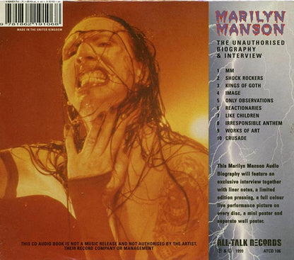 Marilyn Manson - The Unauthorised Biography & Interview (CD)