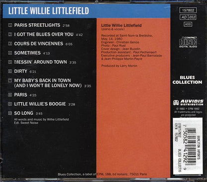 Little Willie Littlefield - Paris Streetlights (CD)