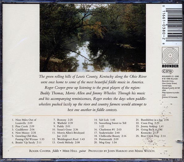 Roger Cooper - Going Back To Old Kentucky (CD)