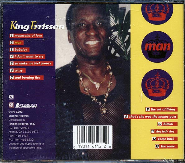 King Errisson - Man (CD)
