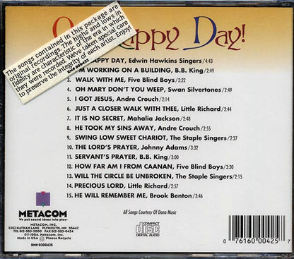 BB King, Andre Crouch, Little Richard, Etc. - Oh Happy Day (CD)