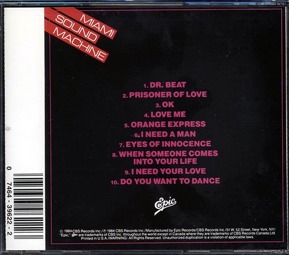Miami Sound Machine - Eyes Of Innocence (CD)