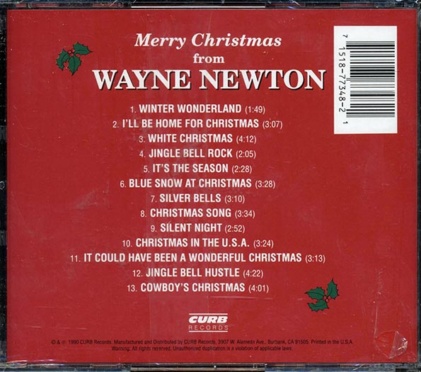 Wayne Newton - Merry Christmas From Wayne Newton (CD)