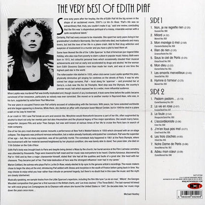Edith Piaf - The Very Best Of Edith Piaf (180g) (LP) - PureSound Records