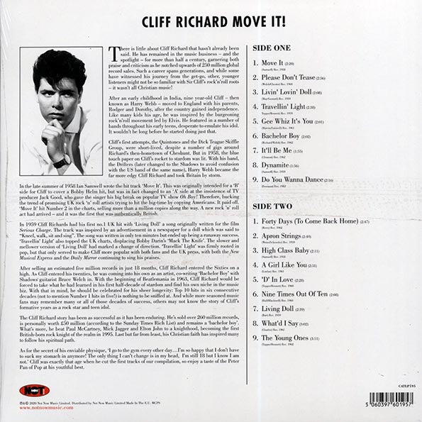 Cliff Richard - Move It! (LP) - PureSound Records