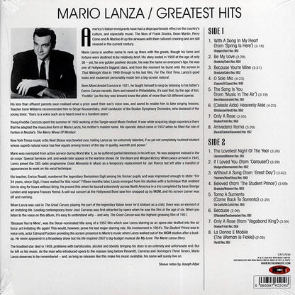 Mario Lanza - Greatest Hits (LP) - PureSound Records