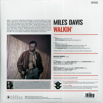 Miles Davis - Walkin' (+bonus track) (ltd. ed.) (LP) - PureSound Records