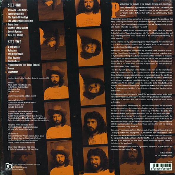 Michael Nesmith, Red Rhodes - Cosmic Partners: The McCabe's Tapes (LP) - PureSound Records
