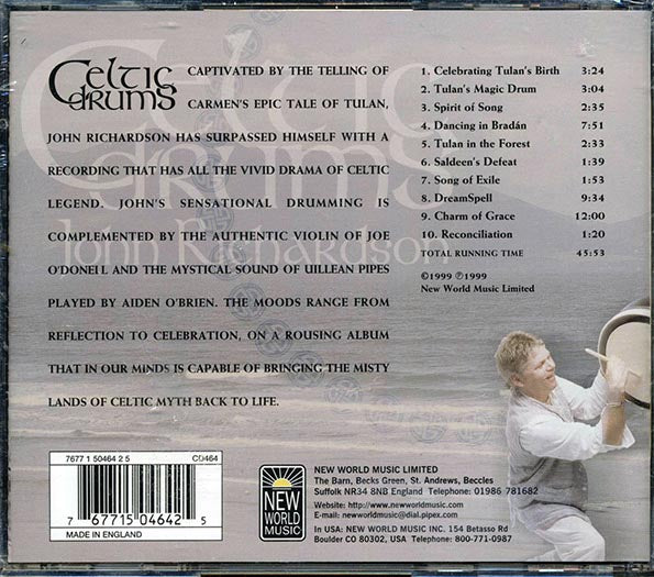 John Richardson - Celtic Drums (CD)
