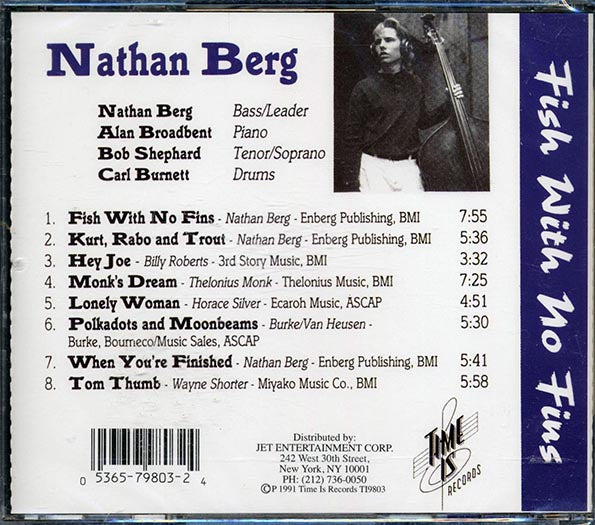 Nathan Berg - Fish With No Fins (CD)
