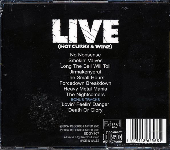 Holocaust - Live: Hot Curry & Wine (CD)