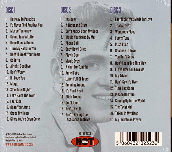 Billy Fury - The  Very Best Of Billy Fury: 52 Original Recordings (52 tracks) (3xCD) (CD)