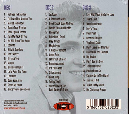 Billy Fury - The  Very Best Of Billy Fury: 52 Original Recordings (52 tracks) (3xCD) (CD)