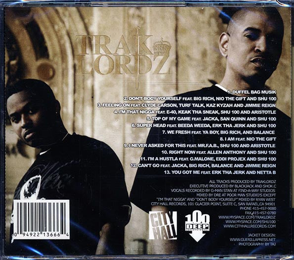 Trak Lordz - Duffel Bag Musik (CD)
