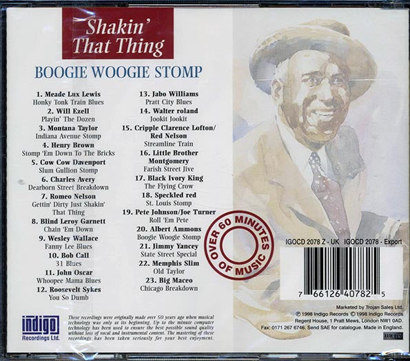 Meade Lux Lewis, Will Ezell, Montana Taylor, Etc. - Shakin' That Thing: Boogie Woogie Stomp (CD)