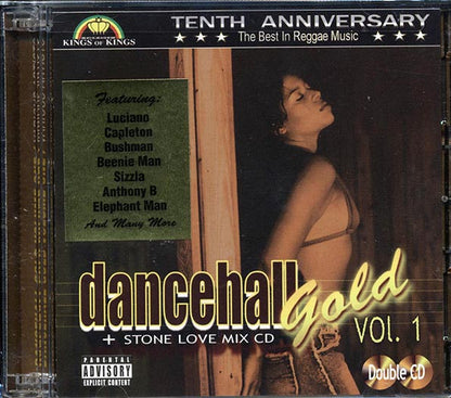 Prezident Brown, Buju Banton, Capleton, Bushman, Beenie Man, Etc. - Dancehall Gold Volume 1 + Stone Love Mix CD (41 tracks) (CD)