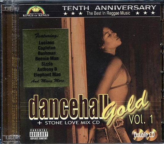 Prezident Brown, Buju Banton, Capleton, Bushman, Beenie Man, Etc. - Dancehall Gold Volume 1 + Stone Love Mix CD (41 tracks) (CD)