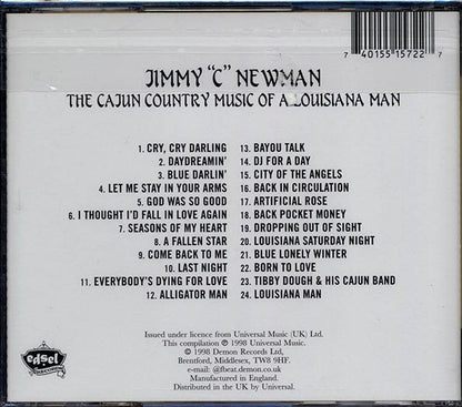 Jimmy C Newman - The Cajun Country Music Of A Louisiana Man (CD)