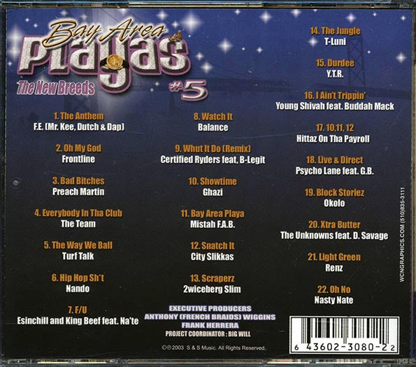 Frontline, Preach Martin, The Team, Turf Talk, Etc. - Bay Area Players #5: The New Breeds (CD)