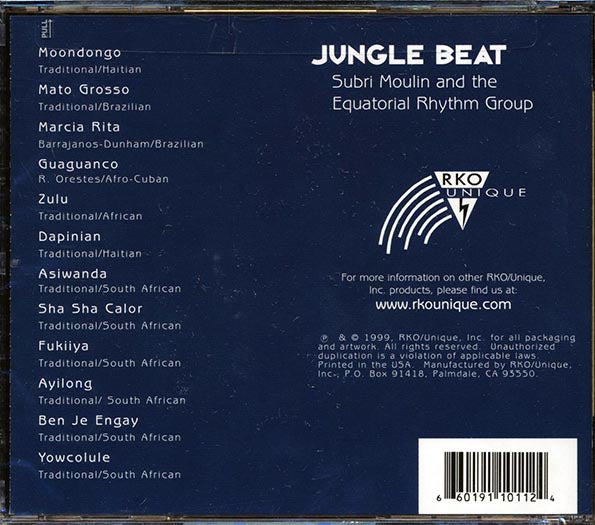 Subri Moulin And His Equatorial Rhythm Group - Jungle Beat (CD)
