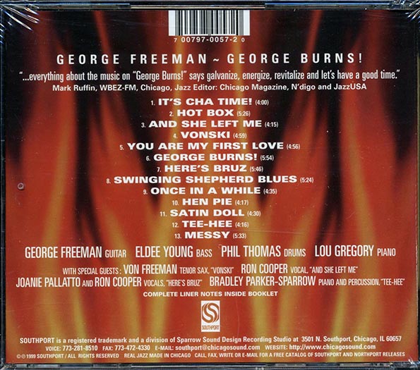 George Freeman - George Burns! (CD)