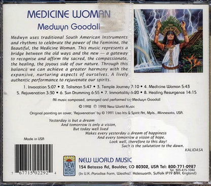 Medwyn Goodall - Medicine Woman (CD)