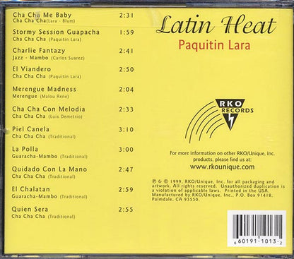 Paquitin Lara - Latin Heat (CD)