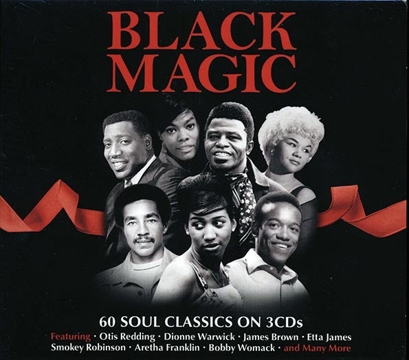 Eddie Floyd, Bobby Bland, Aaron Neville, Etta James, Etc. - Black Magic: 60 Soul Classics (60 tracks) (3xCD) (CD)