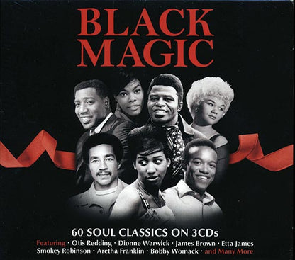 Eddie Floyd, Bobby Bland, Aaron Neville, Etta James, Etc. - Black Magic: 60 Soul Classics (60 tracks) (3xCD) (CD)